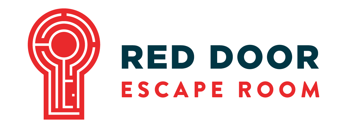 Red Door Escape Room Horizontal Logo